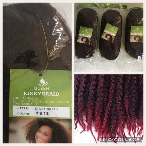 Queen Accessories Kinky Twist Braiding Hair 3pk Poshmark